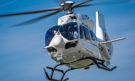 First five-bladed H145 arrives in the Middle East