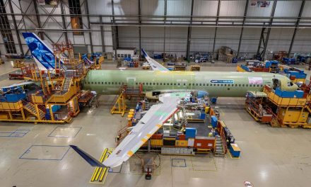 First A321XLR development aircraft undergoes final assembly
