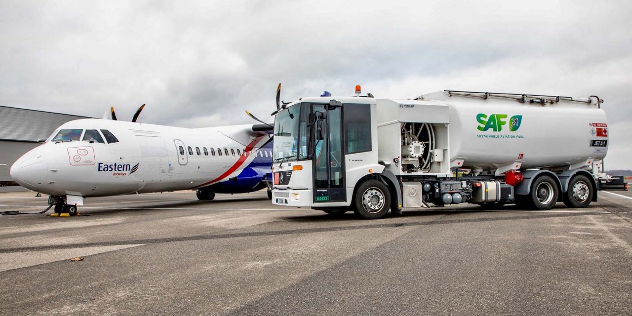Eastern Airways debuts its Cornwall to London service on SAF