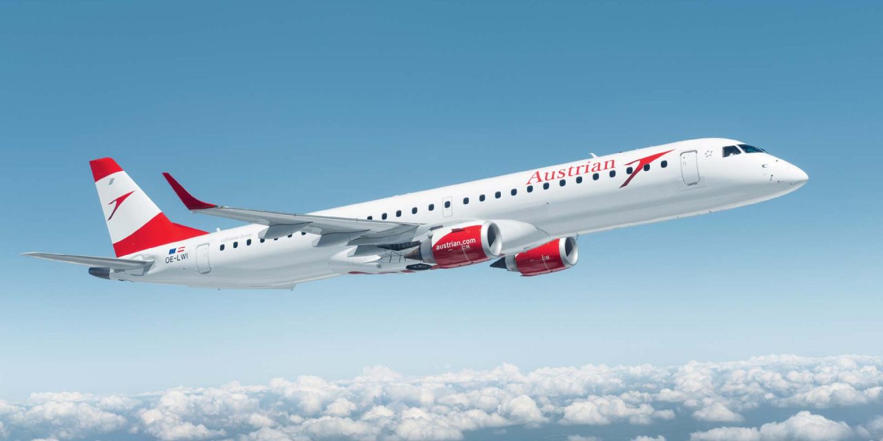 Austrian Airlines and Spairliners extend E-Jet component support contract