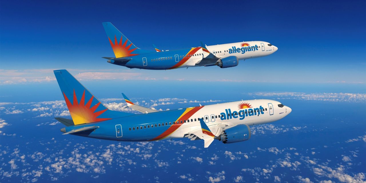 Allegiant secures financing for A320 and 737 Max aircraft