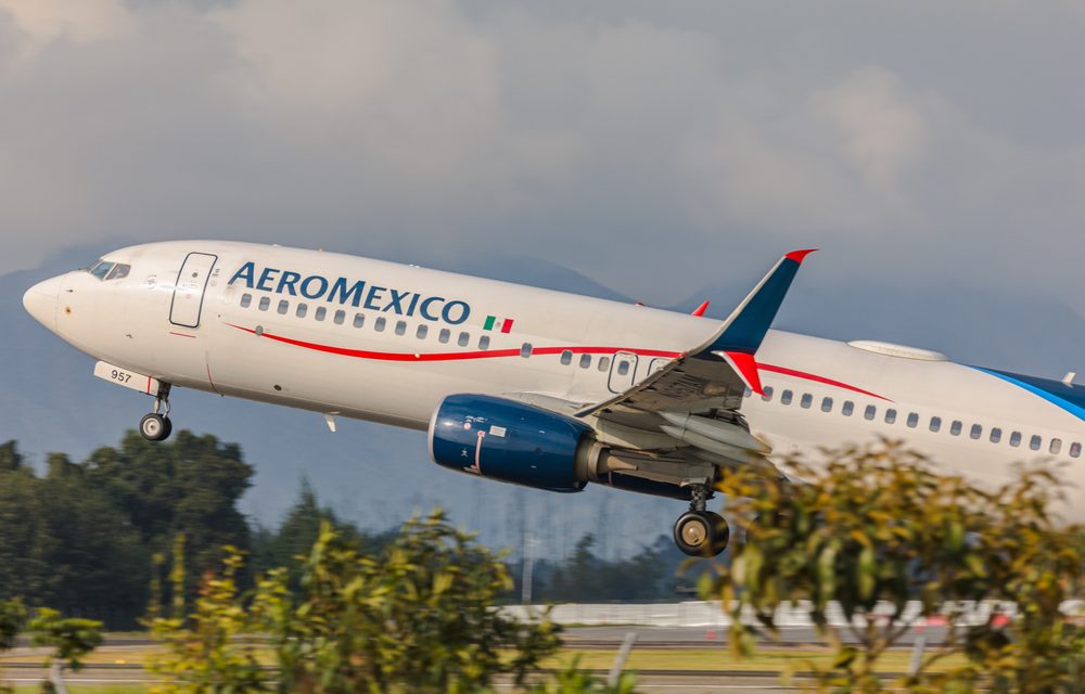 Aeromexico passenger numbers up 30% in November