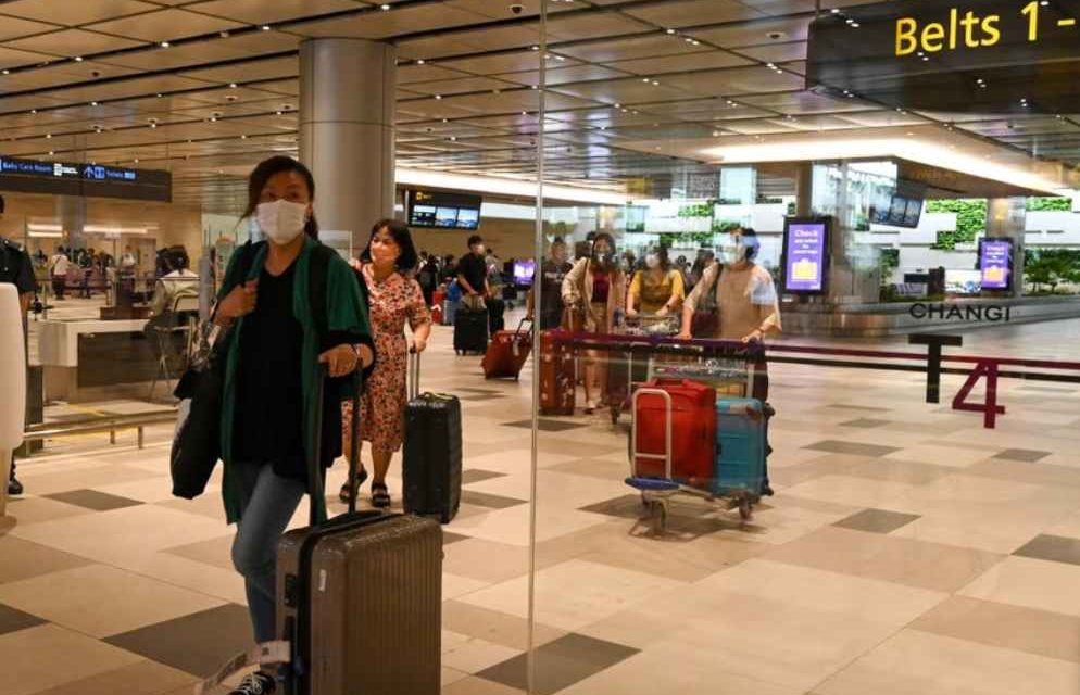 Changi airport 72% of pre-pandemic level in December 2022