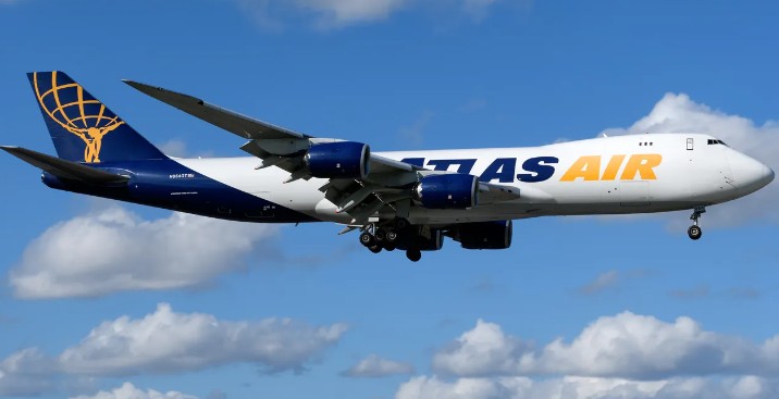Atlas Air receives first Boeing 747-8 freighter for partner Kuehne+Nagel