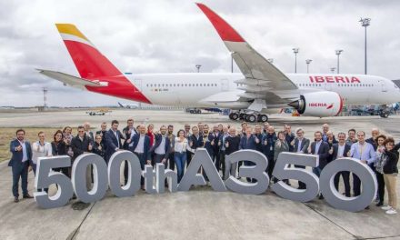 Airbus delivers 500th A350 to Iberia
