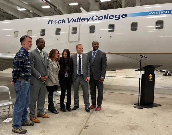 AAR donates fully functional CRJ-200 to Rock Valley College for AME training