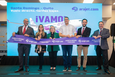 Arajet adds new routes to Ecuador