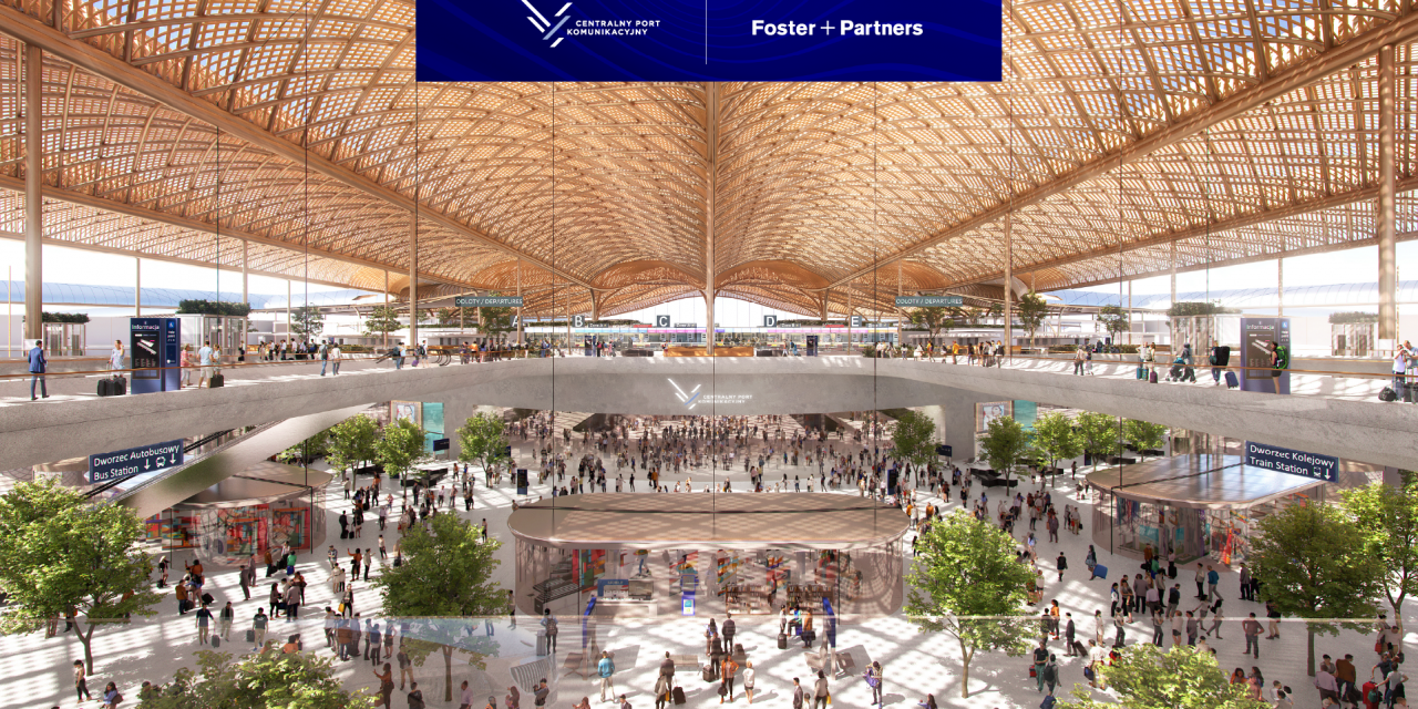 Centralny Port Komunikacyjny awards Foster + Partners Master Architect contract for the new Polish airport