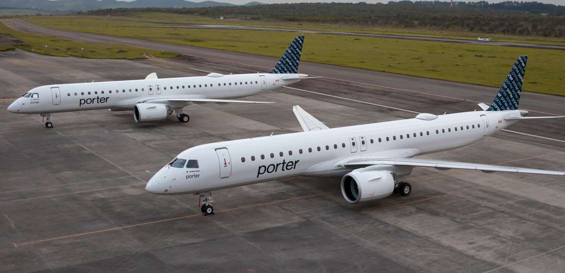 Porter Airlines takes delivery of first two E195-E2 aircraft