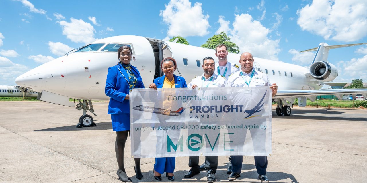 Avmax Aircraft Leasing delivers second CRJ200 to ProFlight Zambia
