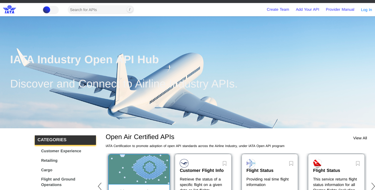 IATA launches API-sharing website for airlines