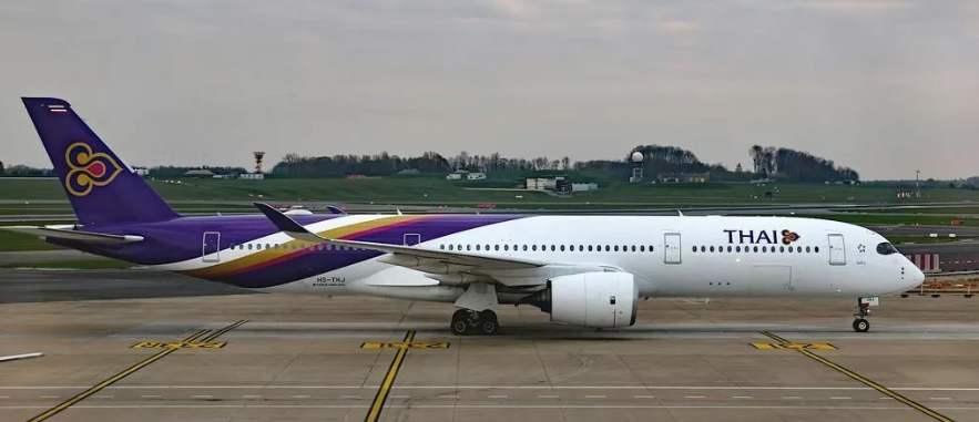 Airbus A350 with Thai Airways livery spotted at Toulouse