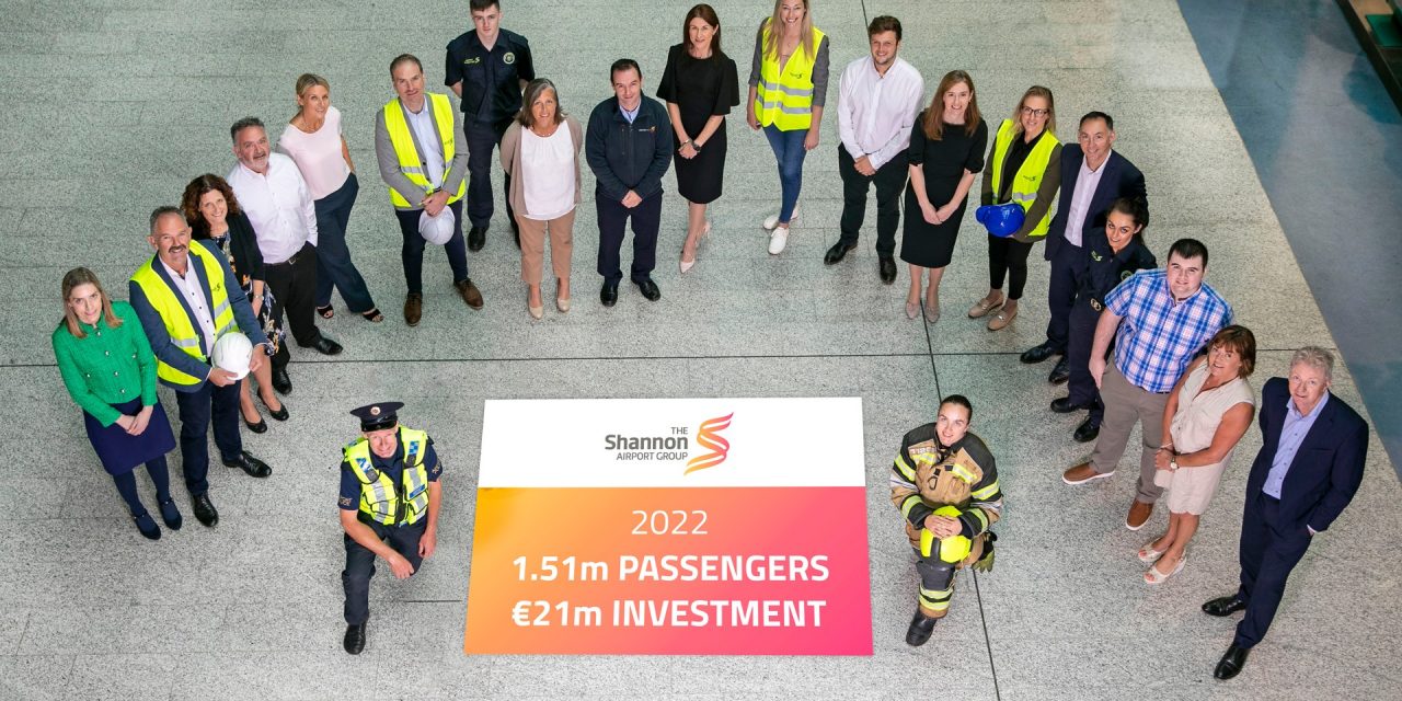 Shannon Airport passenger traffic recovers in 2022
