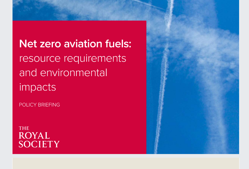 Scientists question UK’s green aviation plans in Royal Society report