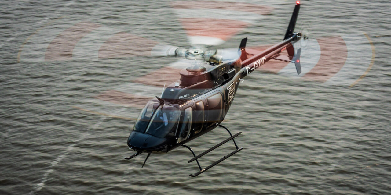 Ginger Aviation selects Bell 407GXi helicopter for powerline wash and inspections in Taiwan
