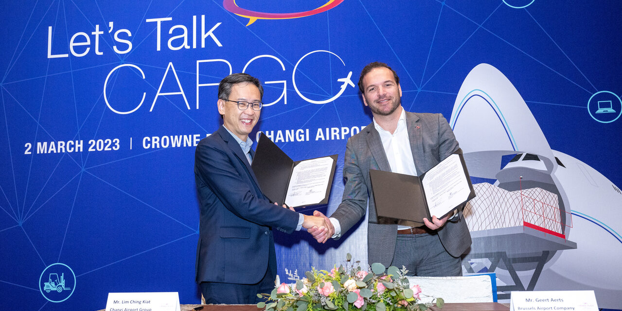 Brussels Airport and Changi Airport sign MoU to enhance air cargo development