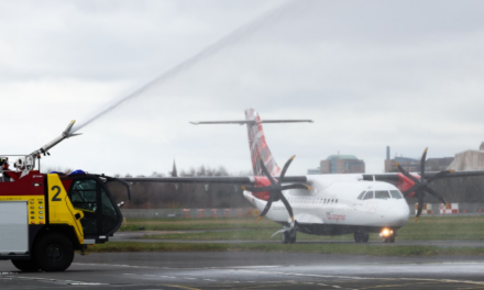 Belfast City and Loganair mark 40 years of flights