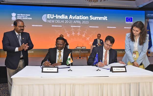 India-EU ink aviation cooperation agreements
