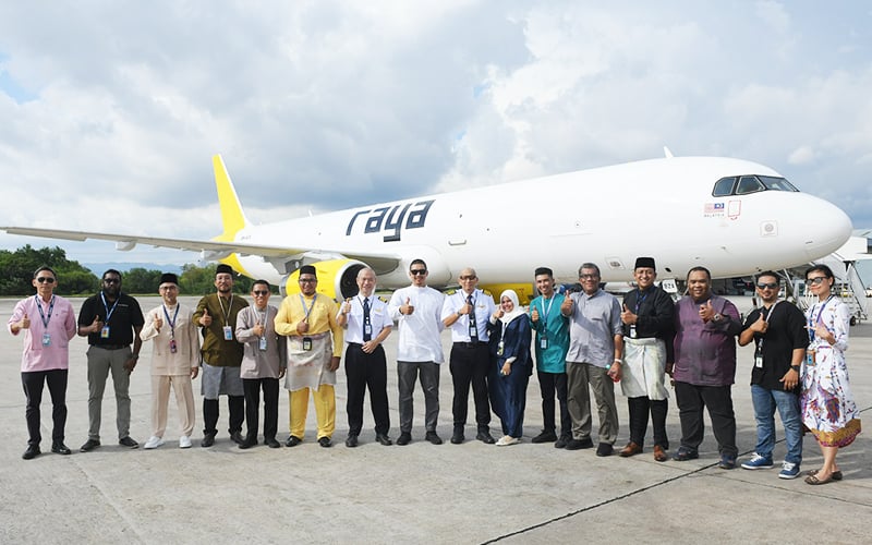 Raya Airways takes delivery of its first A321 P2F