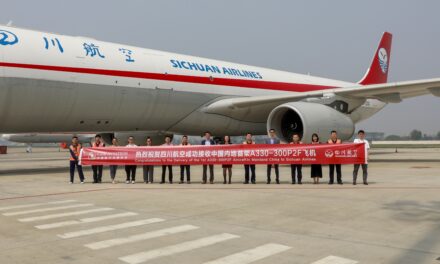 Sichuan Airlines takes delivery of China’s first converted A330 P2F aircraft