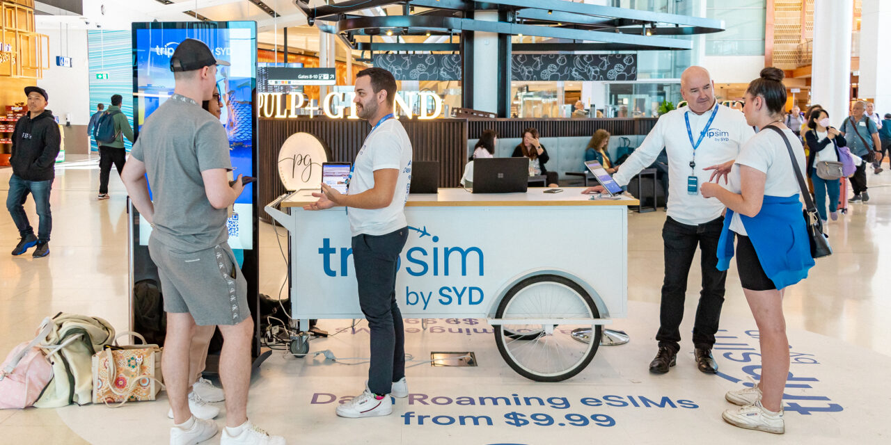 Sydney Airport offers affordable mobile roaming options for tourists via ‘tripsim’