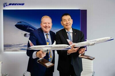 China Airlines firms up an order of eight 787-9 Dreamliners
