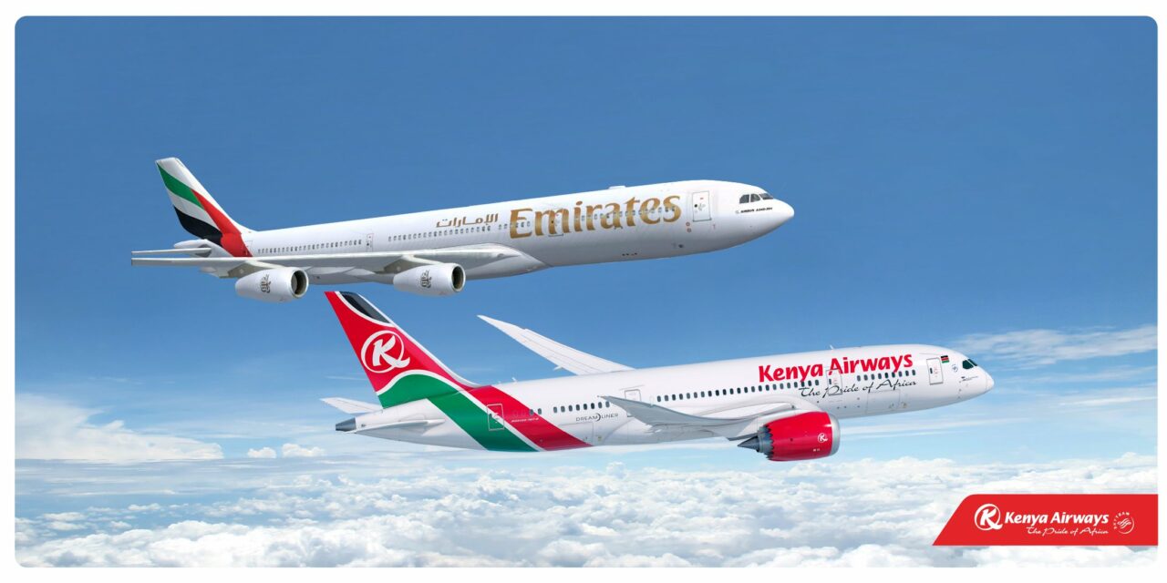 Emirates and Kenya Airways ink interline agreement