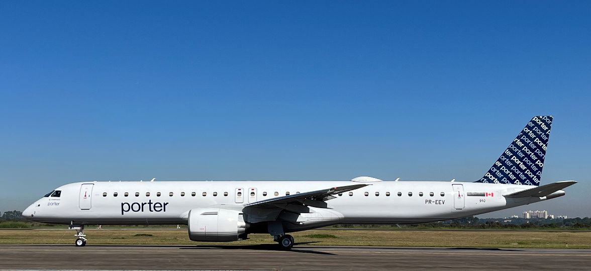 Falko takes delivery of its fifth Embraer Jets on lease to Porter Airlines