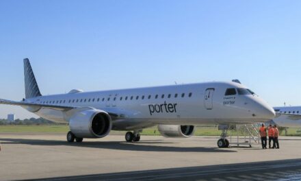 TrueNoord delivers first of the six brand-new E195-E2s to Porter Airlines