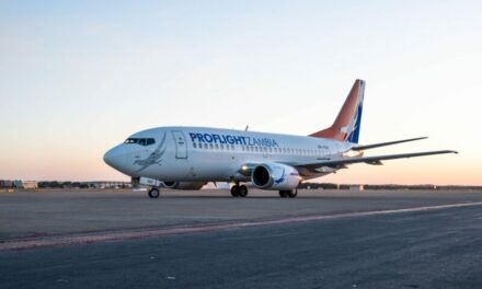 Proflight Zambia welcomes its first Boeing 737 aircraft