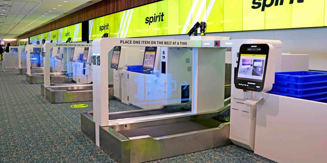 Spirit Airlines marks 30-year anniversary at Orlando with self-bag drop system