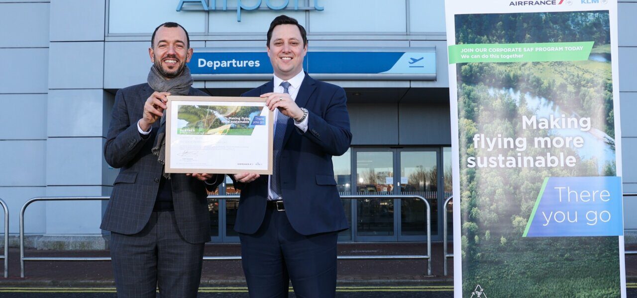 Teesside becomes UK’s first airport to sign Green Aviation Fuel agreement with AFI-KLM