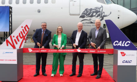 Virgin Australia takes delivery of its first Boeing 737-8 jet