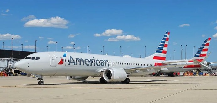 American Airlines upgraded by S&P