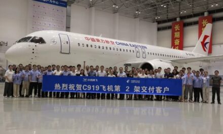 China Eastern takes delivery of its second C919 from COMAC