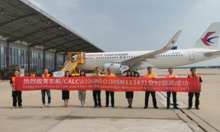 CALC delivers new A320neo to China Eastern