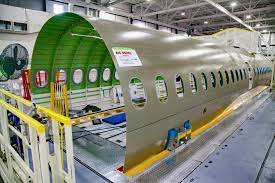 Qantas’ first A220 enters final assembly stage at Airbus Mirabel plant