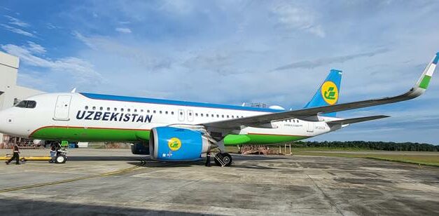 CALC delivers first A320neo to Uzbekistan Airways