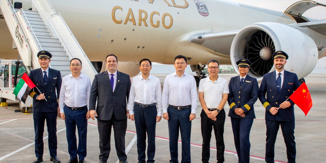 China’s Ezhou airport welcomes Etihad Cargo’s inaugural flight