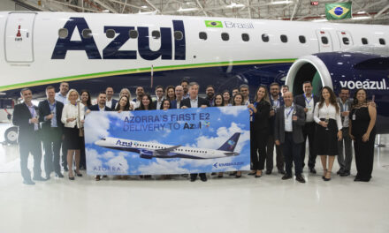 Azorra delivers new E195-E2 aircraft to Azul