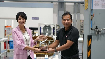 Dynamatic delivers first A220 escape hatch door assembly to Airbus Atlantic