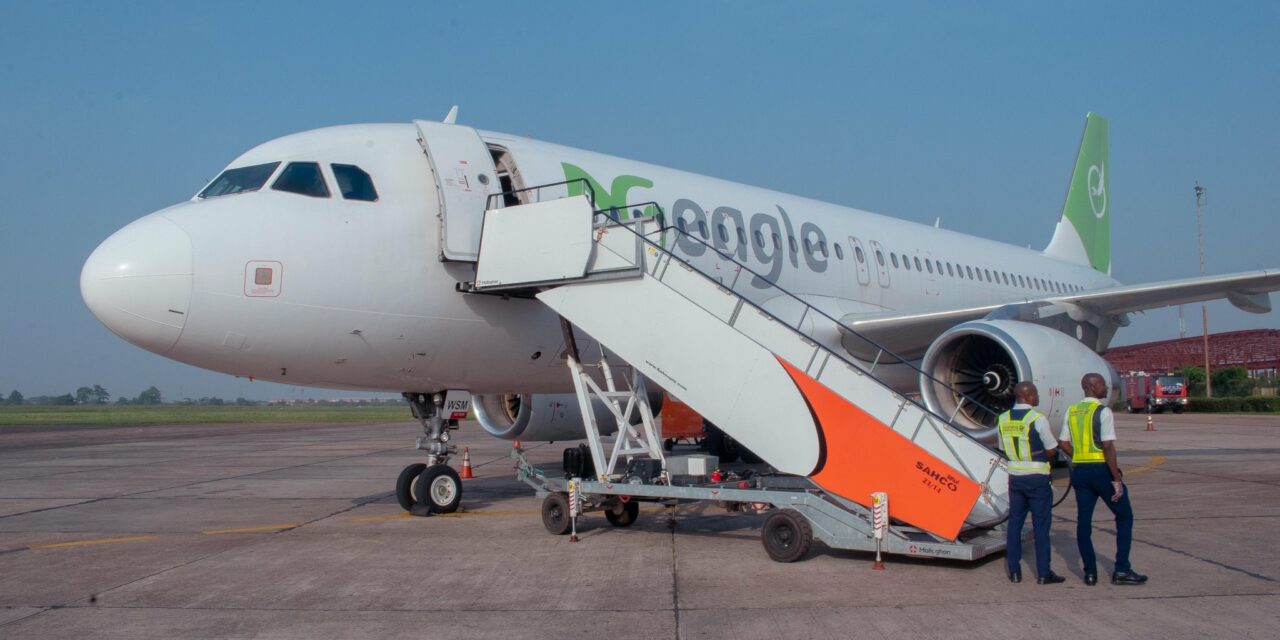 First flight for new Nigerian airline NG Eagle