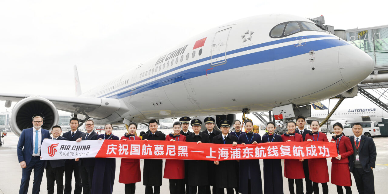Air China resumes flights between Munich and Shanghai