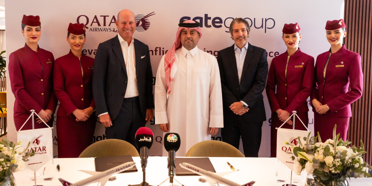  Qatar Airways and gategroup announce new collaboration
