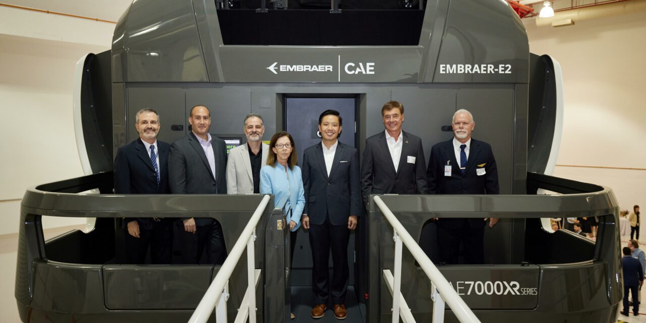 Embraer and CAE launch E2 flight simulator in Singapore