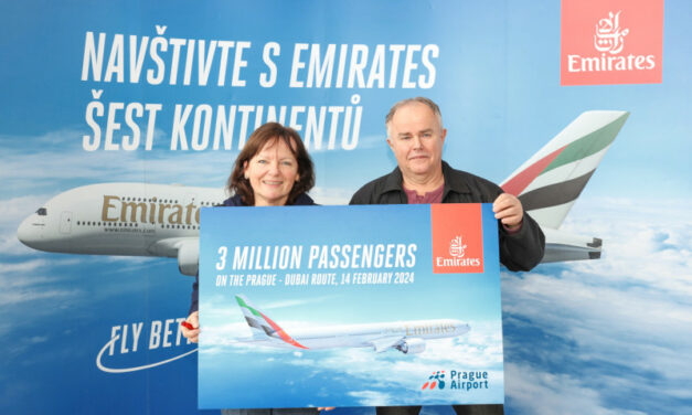Emirates carries three million passengers from Prague to Dubai