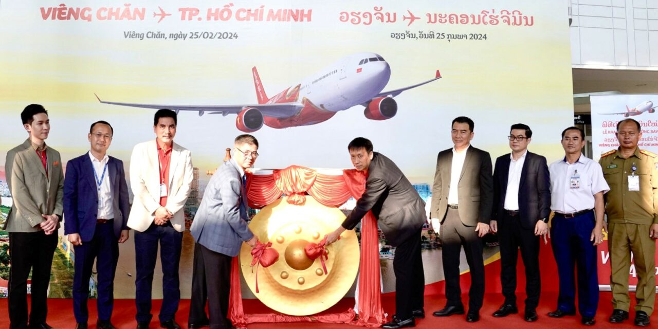 Vietjet commences first nonstop service between Ho Chi Minh and Vientiane