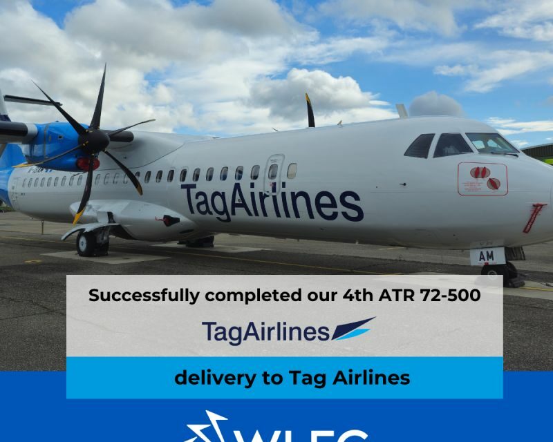 WLFC delivers fourth ATR 72-500 to TAG Airlines