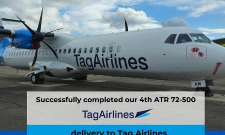 WLFC delivers fourth ATR 72-500 to TAG Airlines