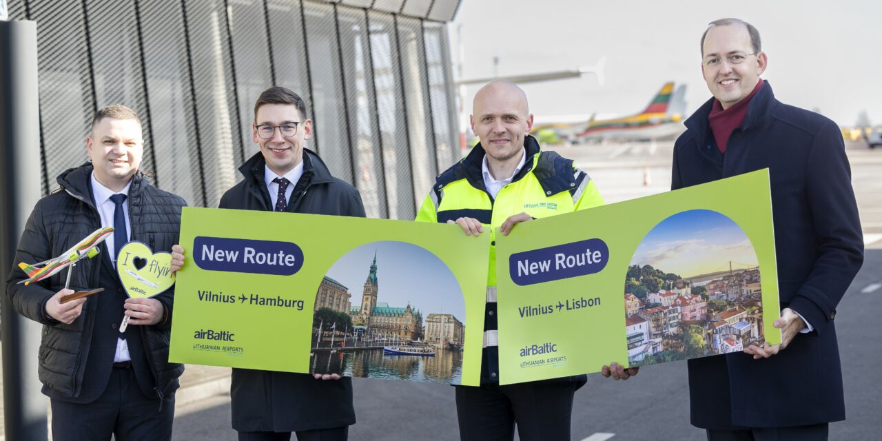 airBaltic adds two routes from Vilnius for summer
